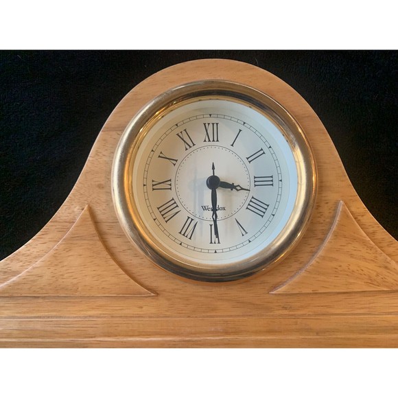 Westclox Desk/Mantle Clock, Light Wood Color, Quartz, Never Used, WORKS - Picture 2 of 6
